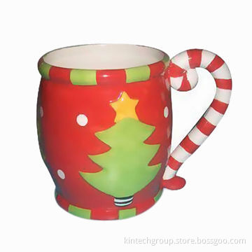 Special Shape Ceramic Mug as Christmas Gifts